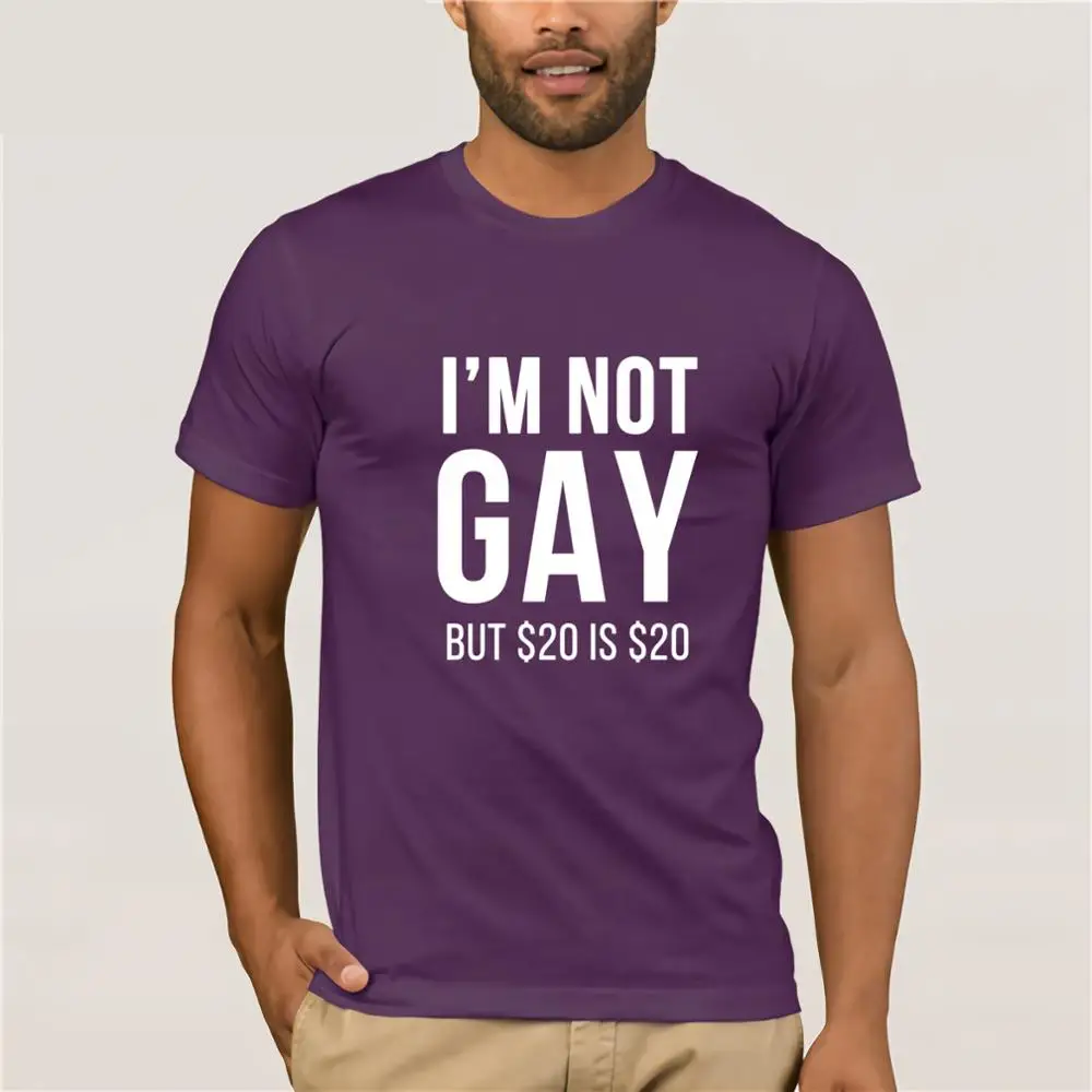 Im Not Gay But 20 is Funny Humour футболка топ шутка подарок новая унисекс Забавные топы