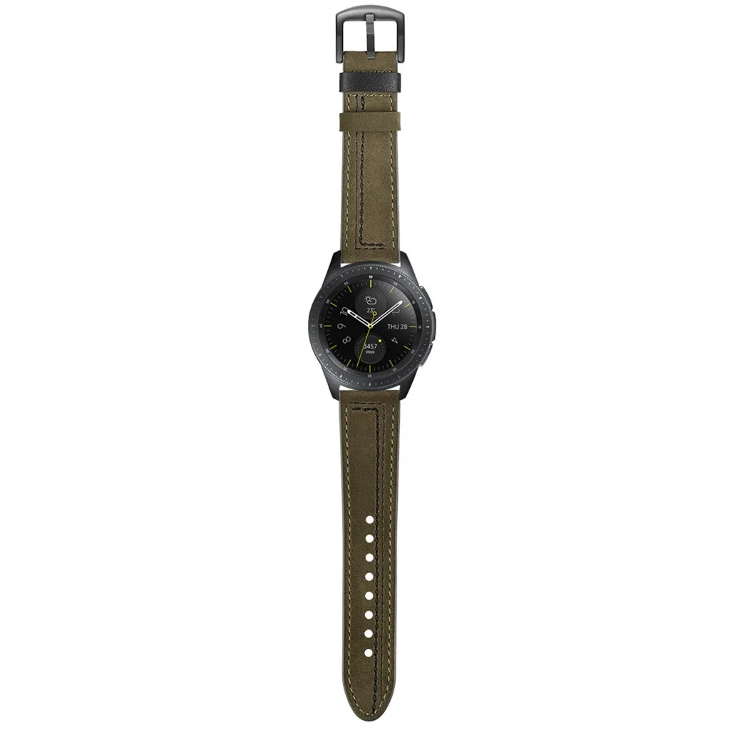 Кожаный сменный Браслет для ремня для samsung Galaxy Watch 42 мм/46 мм