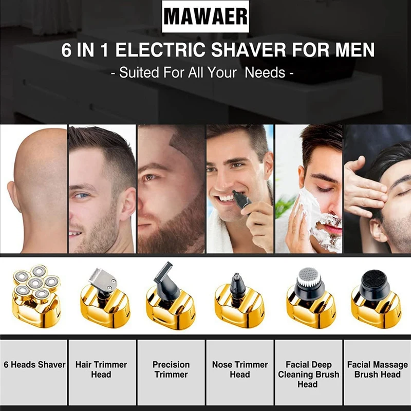 barbeador eletrico para homens 6 em 1 01
