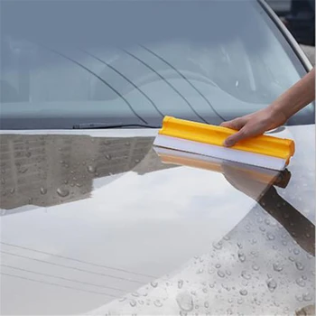 

New 1pc Silicone home Car Water Wiper Squeegee Blade Wash Window Glass Clean Shower