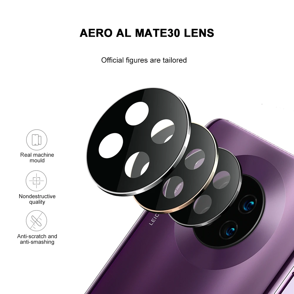 Защитная задняя пленка для объектива камеры для huawei mate 30 Pro, Защитная пленка для объектива камеры, мягкая металлическая задняя крышка с отверстием