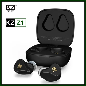 

New KZ Z1 TWS True Wireless Bluetooth v5.0 Earphones Dual Manetic Dynamic Gaming Headsets Touch Control Game Mode Earbuds KZ S1