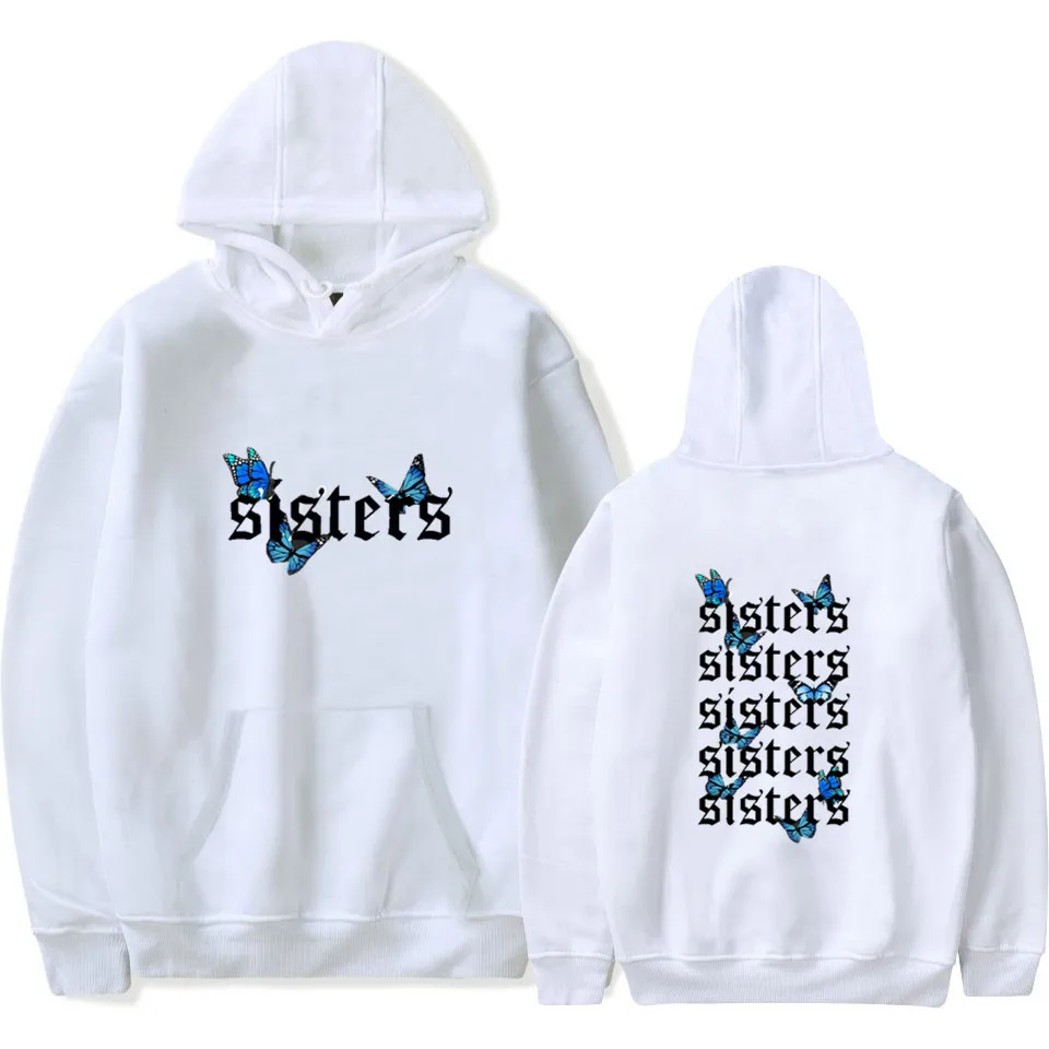 james charles light blue sisters hoodie