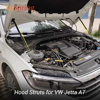 

For VW Jetta 2019 2020 mk7 A7 Car Hood Engine Cover Supporting Hydraulic Rod Strut Spring Shock Bars Bracket Styling Accessories
