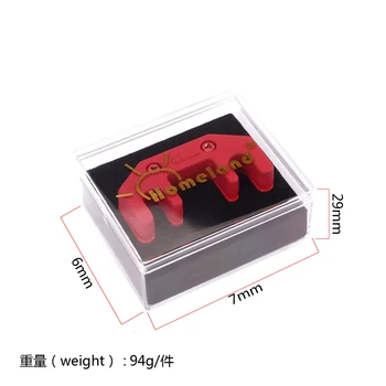 

Zinc Alloy Heavy Practice Mute for 3/4 4/4 Violin or Viola (Red)