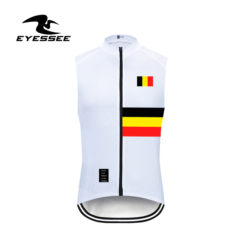 Vest Eyessee pro Мужская командная одежда для соревнований, велосипедная майка без рукавов, летняя дышащая мужская одежда, Бельгийская велосипедная майка - Цвет: Vest