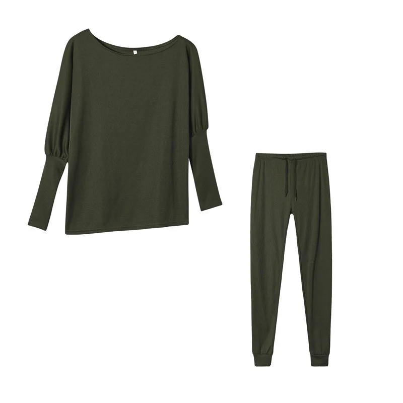 Tracksuit 2 Piece Set Autumn Winter Pullover Top Long Pants Sports Suit Female Sweatshirt Sportswear Suit For Woman