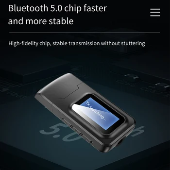 

USB Interface Fast Speed Fully Compatible Stable Receiver Transmitter HIFI Wireless Audio Adapter 3.5mm Bluetooth 5.0 Portable