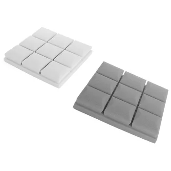 

6Pcs Soundproof Foam Panels Acoustic Sound Absorption Sponge Sound Acoustic Panels 300X300X50mm