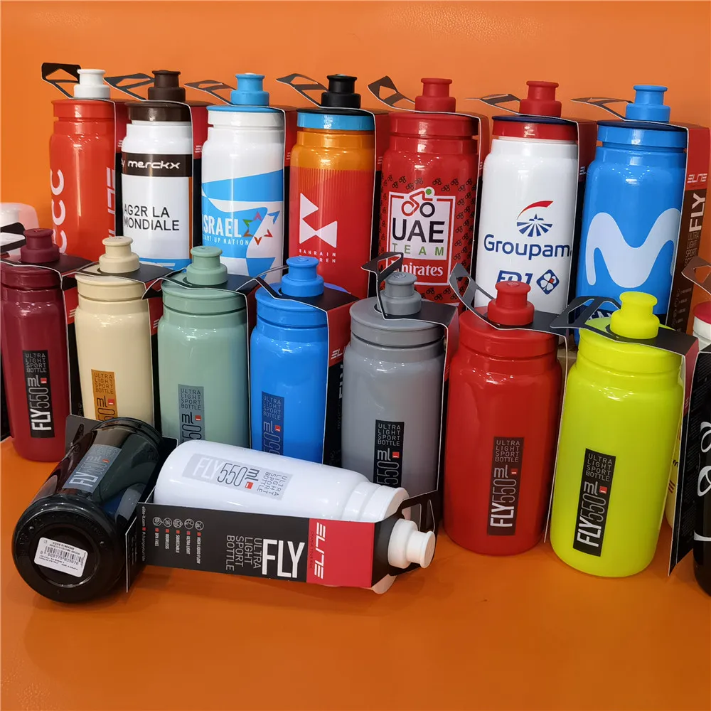 Elite Fly Series Light Weight Bike Water Bottle 550ml 750ml Mtb Road Cycling Bicycle Bottle