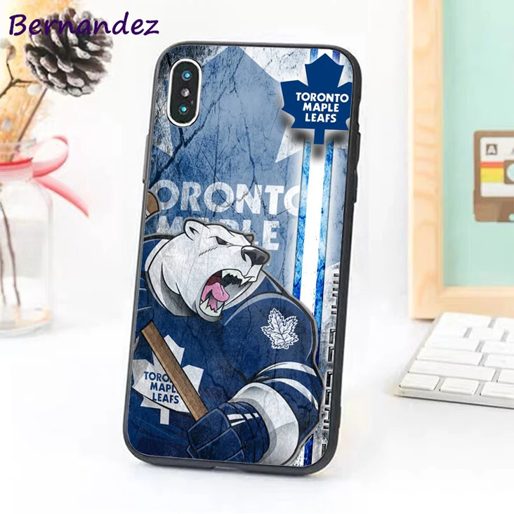 Коричневый Bernandez 5 5S, SE, 6, 6 S, TPU чехол для телефона чехол для iPhone 7 8 Plus X Xs Max XR Торонто Мэйпл Лифс - Цвет: Коричневый