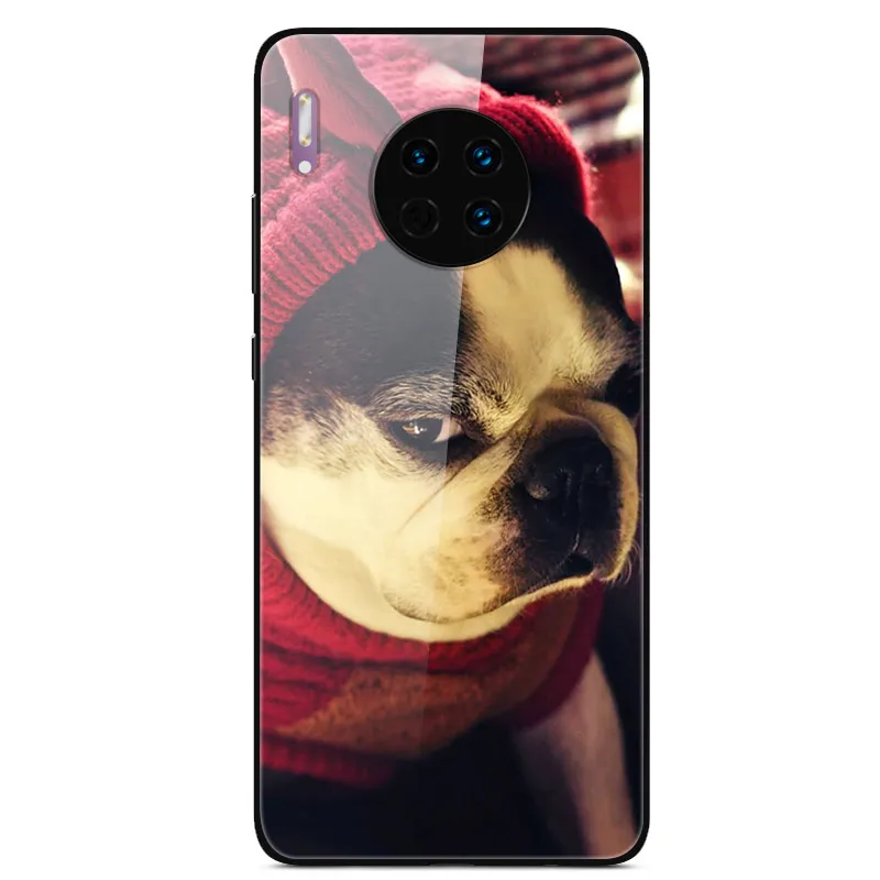 09 Для huawei mate 30 Pro закаленное стекло чехол жесткий чехол для телефона чехол для huawei mate 30 Lite mate 30 Pro TPU бампер чехлы для huawei mate 30 Pro Lite жесткая задняя панель из поликарбоната Coque - Цвет: 09