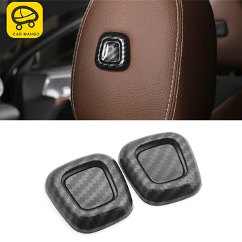

CarManGo for Mersedes-benz A Class W177 V177 2019 Auto Car Pillow Adjust Button Trim Cover Sticker Frame Interior Accessories