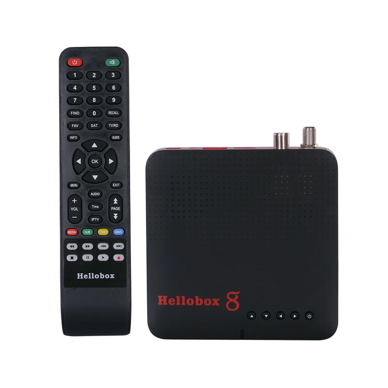Новый спутниковый приемник Hellobox 8 ресивер стандарта DVB S2 комбинированный ТВ