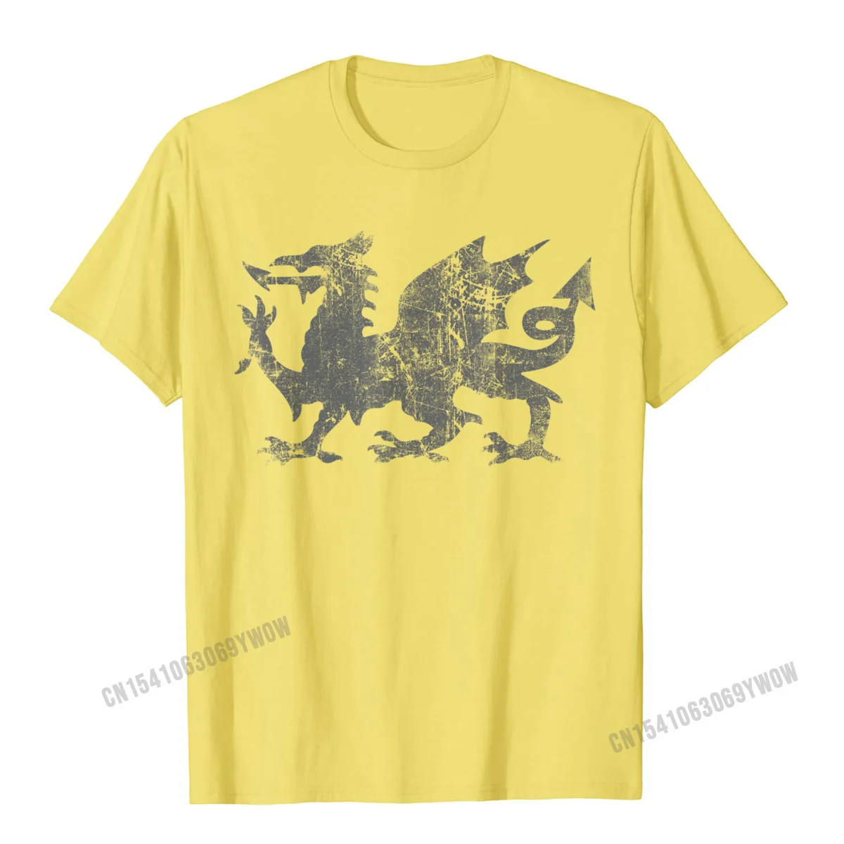 Street Casual Men T Shirts Designer Labor Day Short Sleeve Crewneck 100% Cotton Tops T Shirt Printed Sweatshirts Welsh Flag Heraldry Dragon Welsh soccer St Davids day Wales T-Shirt__930 yellow