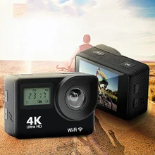 Наружная походная Экшн-камера 4K Full HD Sport DV 2," стяжка мини-камера с защитным корпусом для плавания водонепроницаемая Спортивная DV