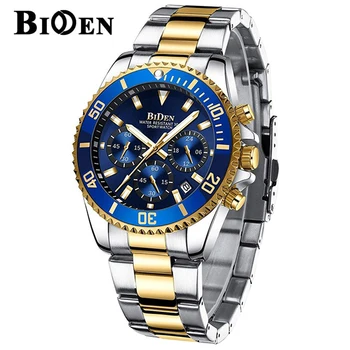 

Relojes 2020 New Mens Watches Top Brand Sports Business Waterproof Quartz Rolexable Wristwatch Male Full Steel Chronograph Clock