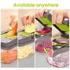 Kitchen Accessories Multifunctional Vegetable Cutter Mandolin Slicer Fruit Cheese Tool Steel Blade Potato Slicer Carrot Grater ► Photo 2/6