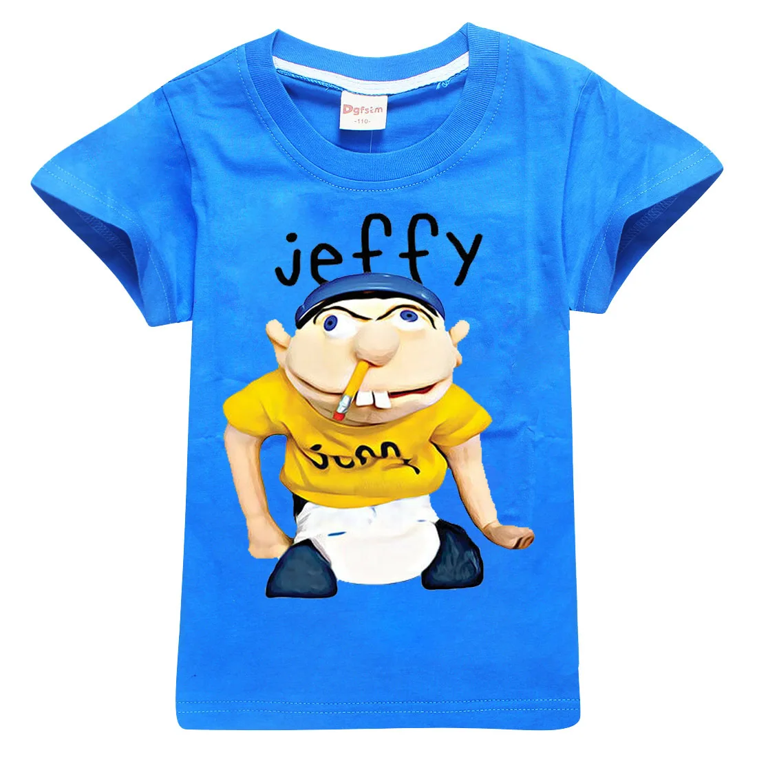 Doll cotton! Imported Print Children's T-Shirt Big Boy Short Sleeve T-Shirt Summer boys tops jojo siwa vampirina thanksgiving