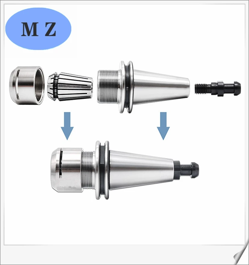 1Pcs precision 0.002 high speed toolholder ISO25 ISO20 ER20 ER16 Collet Chuck Balance G2.5/ 30 000RPM ISO Spindle holder | Инструменты