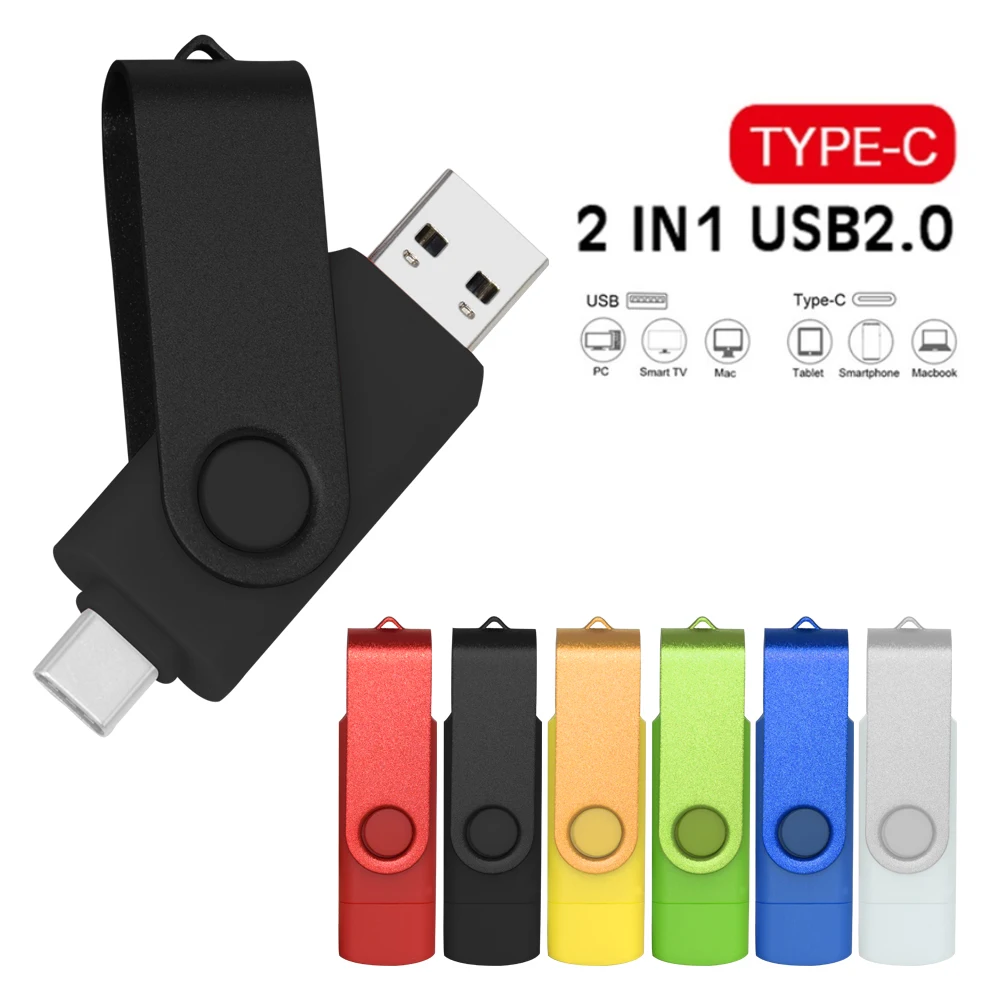 Tanio USB 2.0 type-c Flash Drive OTG Pen Drive 64GB