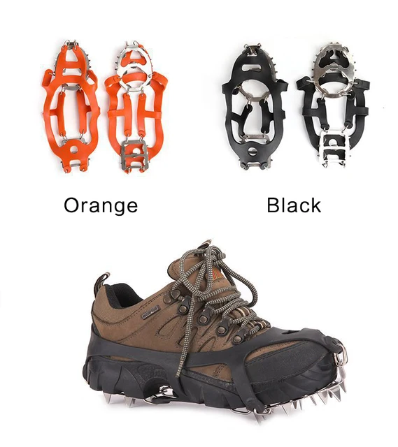 Non Slip Gripper Spike, 18 Teeth Steel Ice Gripper Spike For Shoes