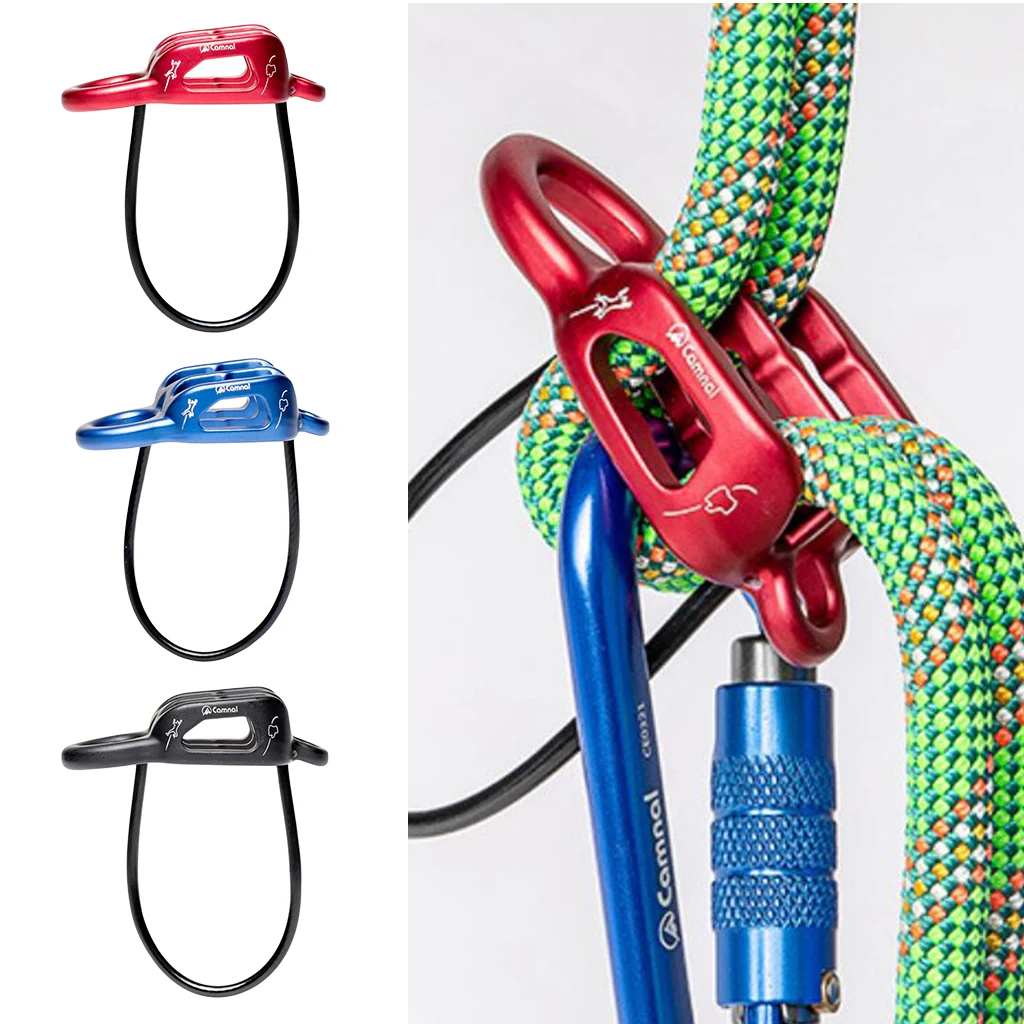 ATC Belay Device- Rock Climbing Belay Device ATC Professional Rappelling Descender Safety Equipment