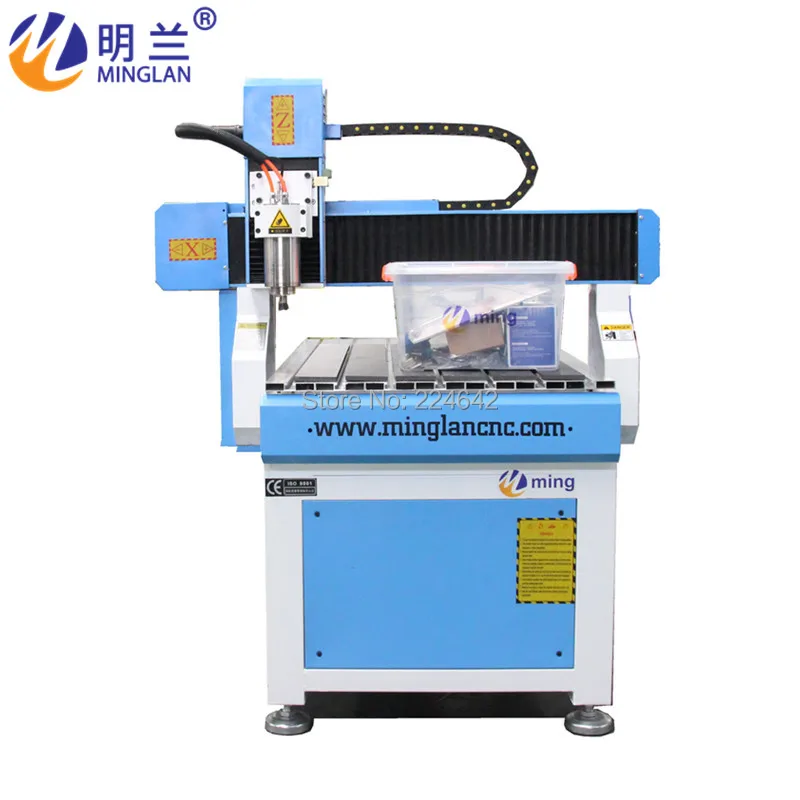 CNC 6090 1.5kw/2.2kw/3kw шпиндель водяного охлаждения маленький фрезерный станок с
