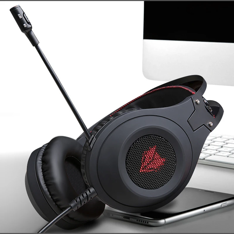 EKUPUZ N2 компьютерные стереонаушники игровые наушники геймерская гарнитура на