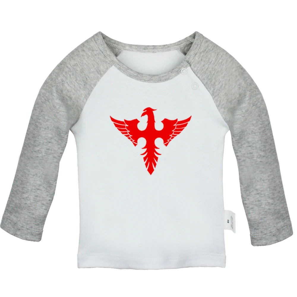 Waylon Jennings Flying weyland_corp. IMPERIAL EAGLE/футболки для новорожденных; цветные футболки с длинными рукавами с графическим принтом для малышей - Цвет: JbBabyYCG778C