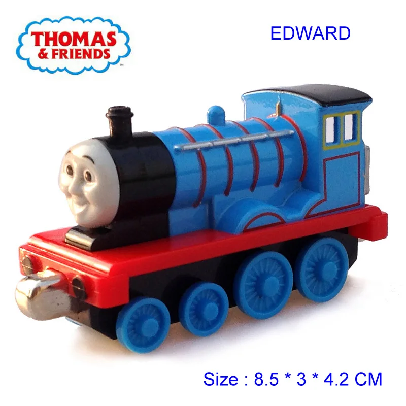 1:43 Томас и его друзья, магнитный локомотив Эдварда Блю, № 2, поезд и № 2, аксессуары, карета, игрушки для мальчиков, подарок на день рождения