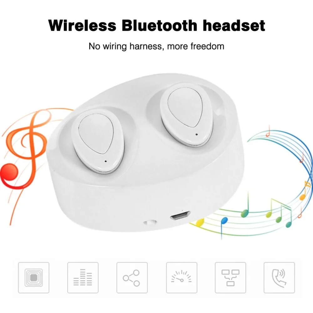 4 цвета, мини-наушники-вкладыши, стерео Bluetooth гарнитура, свободные руки, спортивные наушники, беспроводные Bluetooth 4,1 наушники с микрофоном, зарядное устройство