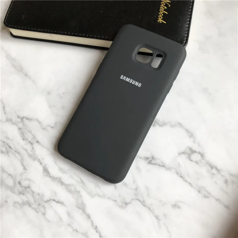 black Силиконовый чехол для samsung Galaxy S7edge, сделано во Вьетнаме, шелковистый мягкий чехол для samsung Galaxy S7gdge - Цвет: black