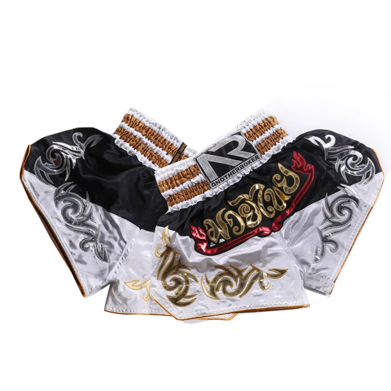 Goedkoop 2020 Mannen Boksen Broek Afdrukken Mma Fight Shorts Grappling Korte Polyester Kick Gel Boksen Muay Thai Broek Thai Boksen shorts