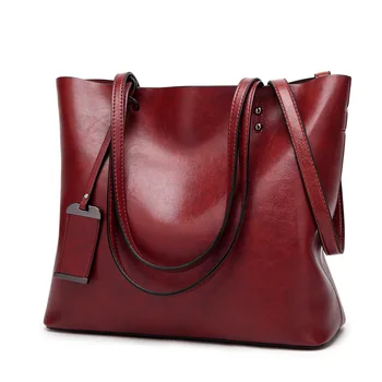 

Woman Tote Bag Luxury Handbag Soft PU Leather Casual Retro Large Capacity Business Office Briefcase Shoulder Messenger Bag