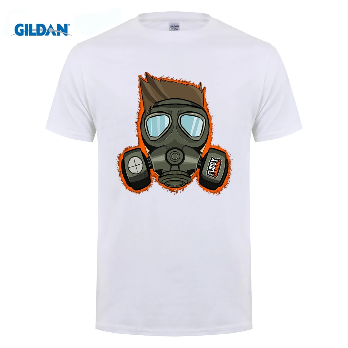 Дизайнерская футболка Deadzone Survivor Gas Mask | Мужская одежда