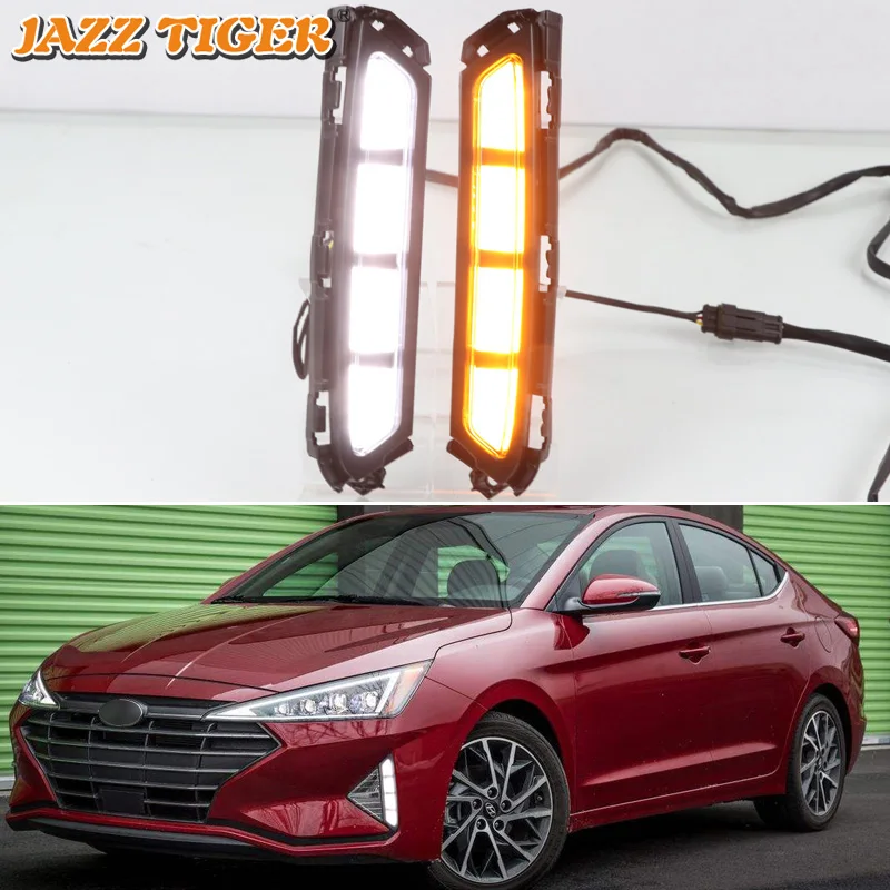 JAZZ TIGER желтая функция сигнала для автомобиля DRL лампа 12V Светодиодный дневной