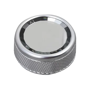 

1pcs Multi-media Knob Cover Button For BMW F10/F22/F30 Silver Fashion Interior