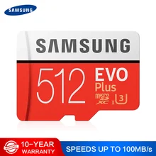 SAMSUNG EVO Micro SD 128GB 32GB 64GB 256GB 512GB U1 U3 Micro SD Card Memory Card 32 64 128 GB Flash Card SD/TF MicroSD for Phone