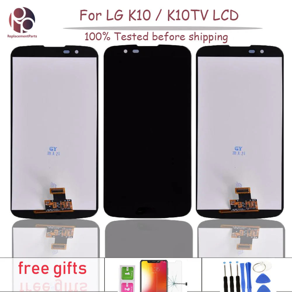 10 шт. 5 3 &quotдля LG K10 LTE K420N K430 K430DS K410/K10 tv lcd дисплей экран Сенсорная панель дигитайзер