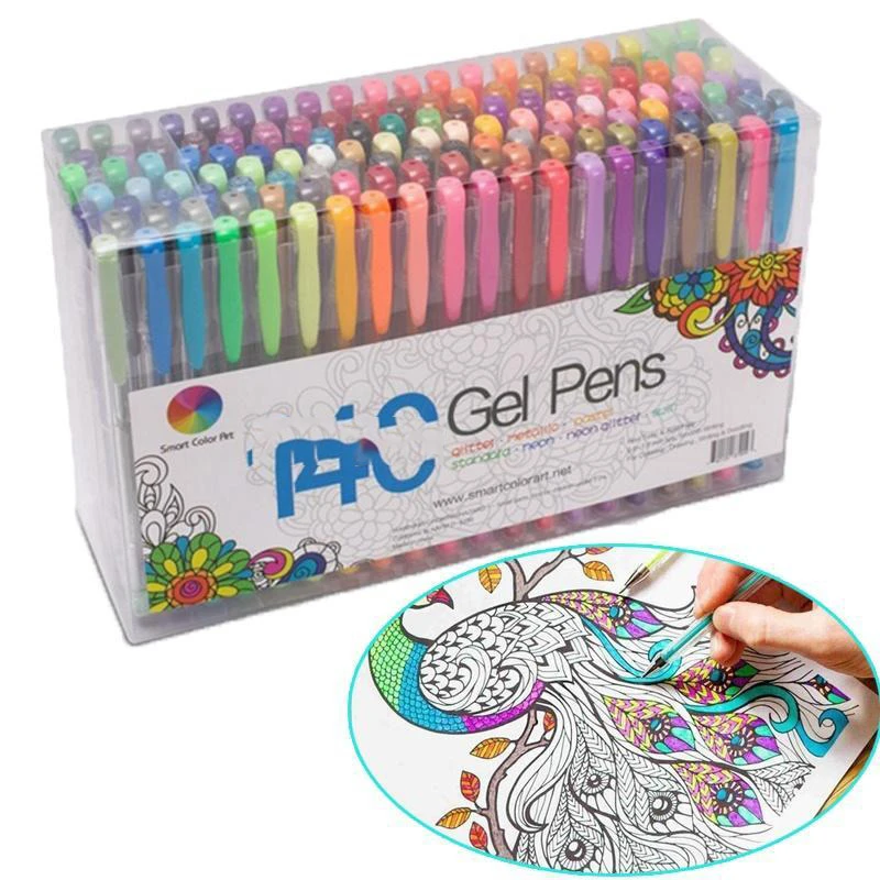 12pcs/lot Multi Color Rainbow Refill Highlighters Gel Pen Ball Point