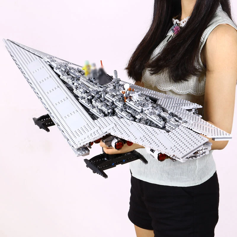 

Star space Wars Emperor Fighters Ship Execytor Super Star Destroyer 3208pcs Building Block Toys Compatible with 10021