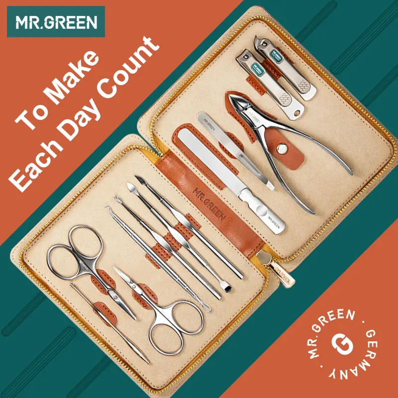 MR.GREEN ногтей Набор Маникюр Педикюр Кусачки для подарочный набор Семья