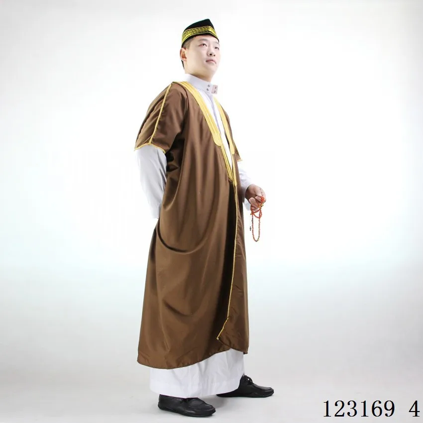 Мужская одежда jubba thobe abaya мусульманская традиционная исламская одежда Саудовская Аравия Homme Пальто платье Дубай Кафтан платье Национальный костюм