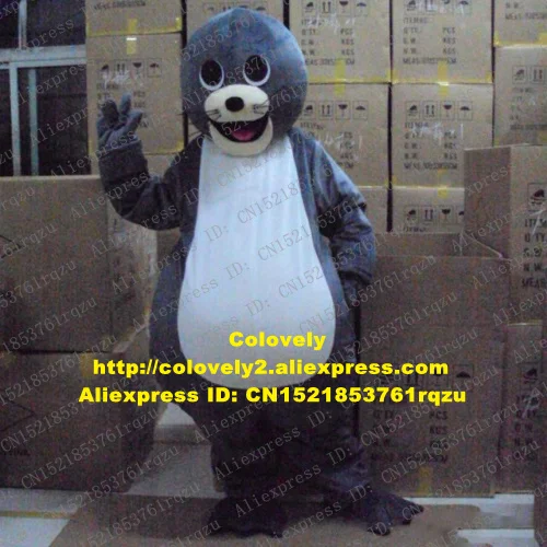 Sea Lions Seal Dog Mascot Costume Adult Cartoon Character Outfit Suit Campaign Propaganda Popular zz7889 | Тематическая одежда и