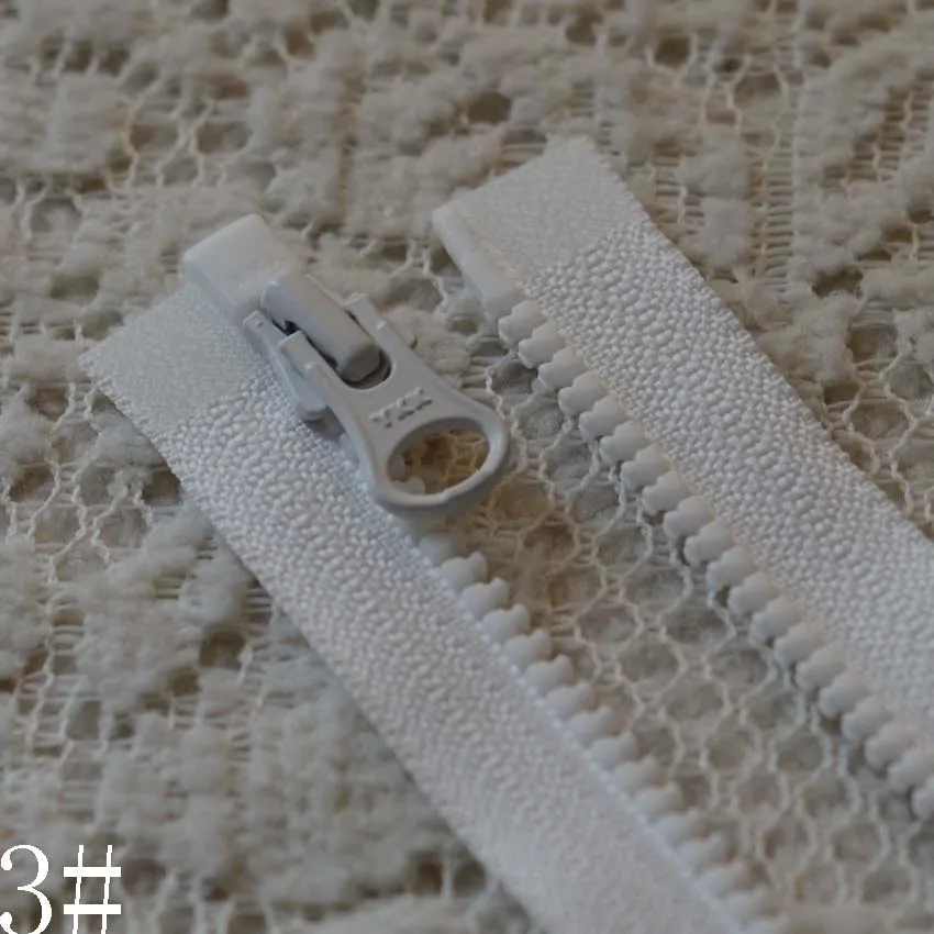 10 шт./лот Ykk застежка-молния пластиковая Смола один открытый конец черный красный белый 30-100 см пальто куртка Портной Швейные аксессуары
