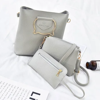 

2020 Fashion Handbags Printing Hand Bag Multifunctional Shoulder Bag Simple Woman bag Three Piece Suit