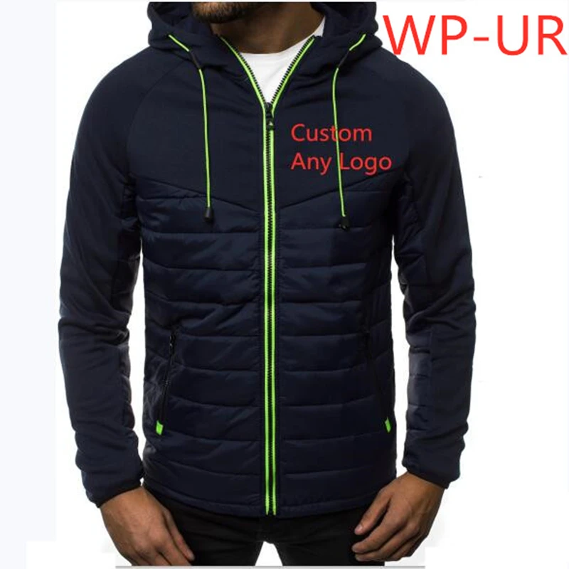 WP-UR, новинка, утепленная уличная одежда, зимний пуховик с капюшоном, мужское пуховое пальто, стеганое пальто, Мужская модная верхняя одежда, верхняя одежда на заказ, любой логотип