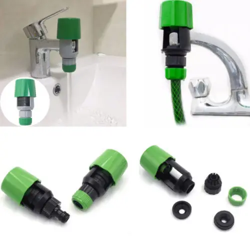 Official Universal Tap To Garden Hose Pipe Connector Mixer Kitchen Bath Adapter NEW | Дом и сад