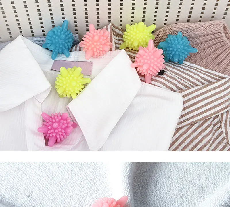 5 pcs/lot Magic Laundry Ball For Household Cleaning Washing Machine Clothes Softener Starfish Shape Solid Cleaning Balls